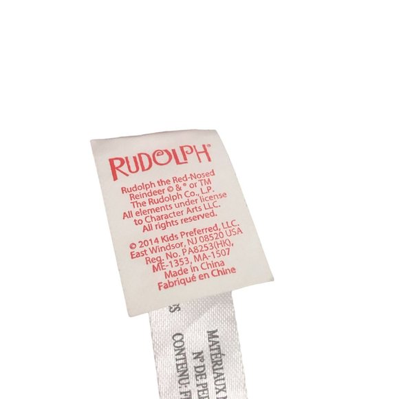 Rudolph The Red Nosed Reindeer Red Security Blanket Lovey My First Christmas - Picture 6 of 7